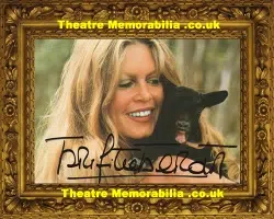 Brigitte Bardot Signed Photograph Autograph Picture