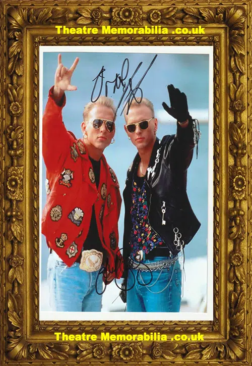 Bros Autograph Autographed Signed - Singers Band