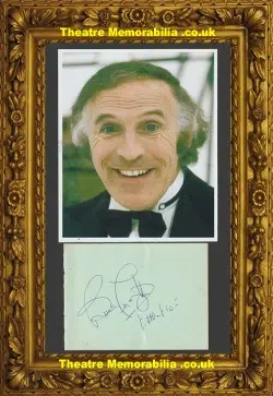 Bruce Forsyth Autograph Signed Comedian 1970s