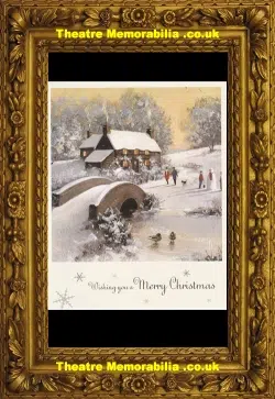 Bruce Forsyth Autographed Signed Christmas Card – Brucie