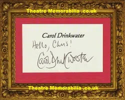 Carol Drinkwater Autograph Signed - All Creatures Great & Small