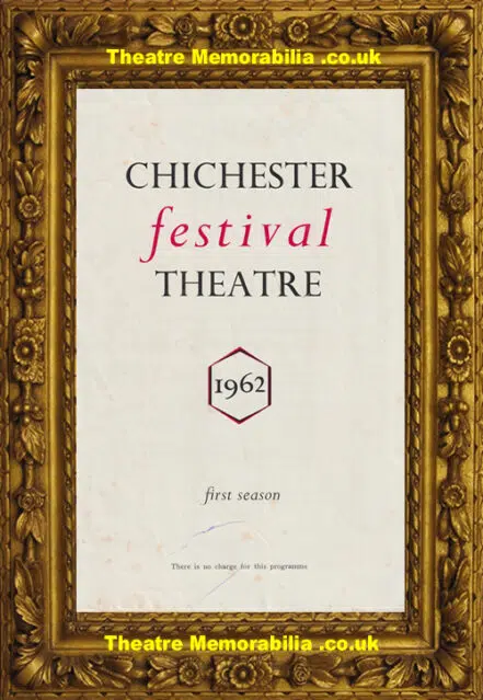 Chichester Festival Theatre First Season Pack + Laurence Olivier