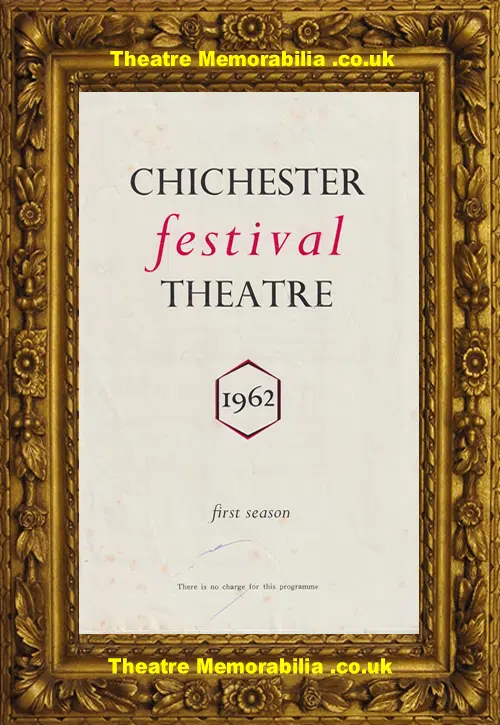 Chichester Festival Theatre First Season Pack + Laurence Olivier