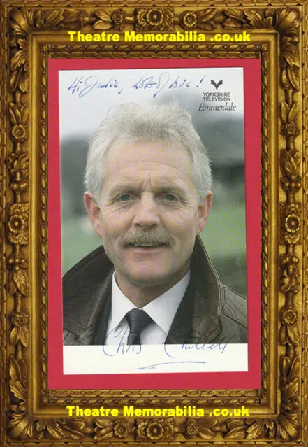 Chris Chittell Autograph Signed Picture – Emmerdale