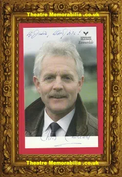 Chris Chittell Autograph Signed Picture – Emmerdale