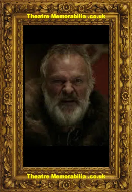Clive Mantle Autograph Signed Game Of Thrones Doodle Drawing