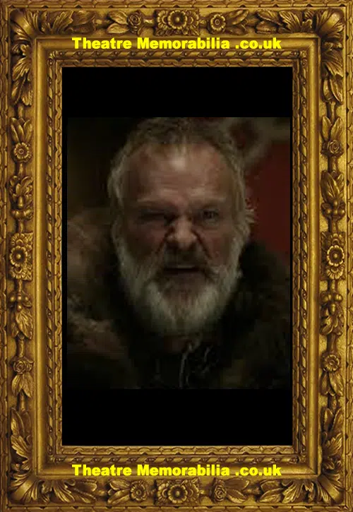 Clive Mantle Autograph Signed Game Of Thrones Doodle Drawing