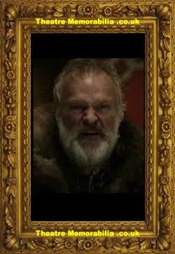 Clive Mantle Autograph Signed Game Of Thrones Doodle Drawing