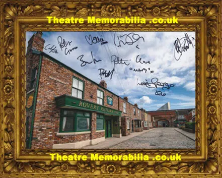 Coronation Street Multi Signed Autographed Cast Photograph ITV