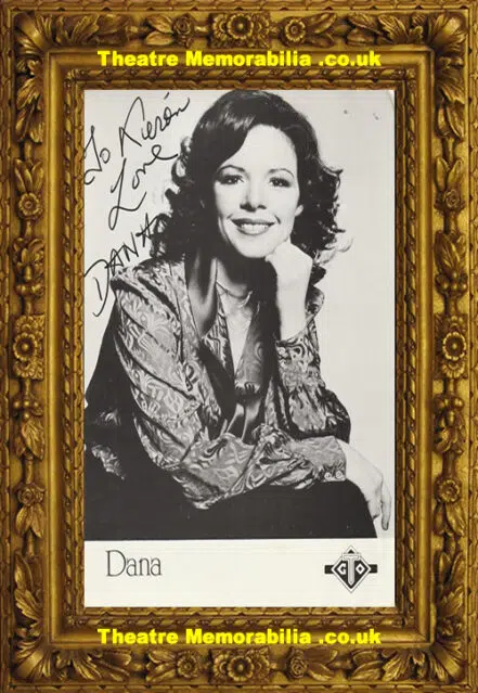 Dana Autograph Signed Picture Singer 1970’s