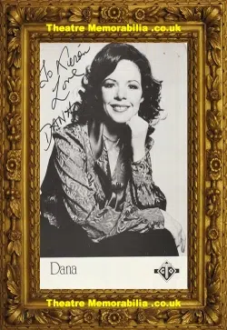 Dana Autograph Signed Picture Singer 1970’s
