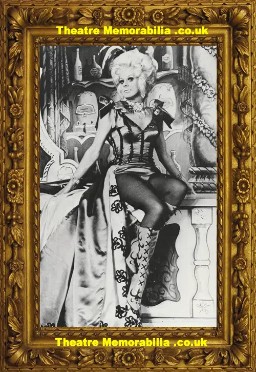 Danny La Rue Tour Brochure Programme Signed Autograph 70s