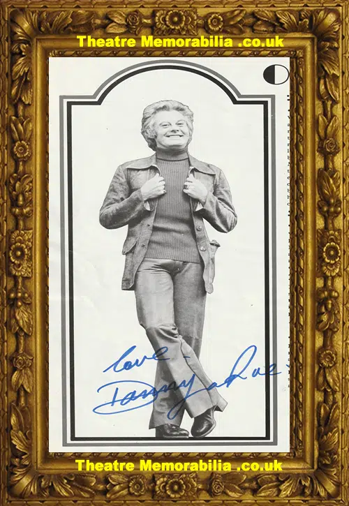 Danny La Rue Tour Brochure Programme Signed Autograph 70s