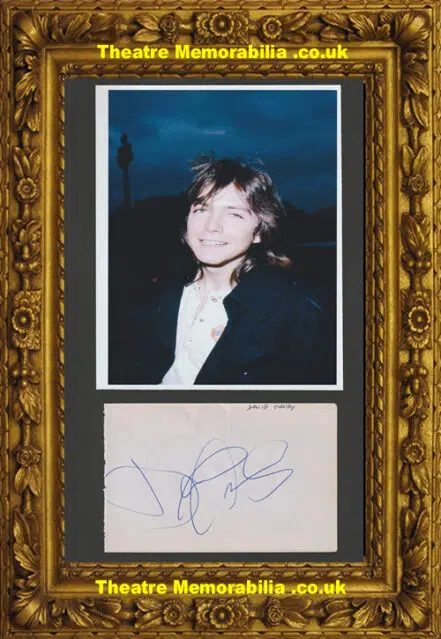 David Cassidy Autograph Autographed Signed – Singer Musician