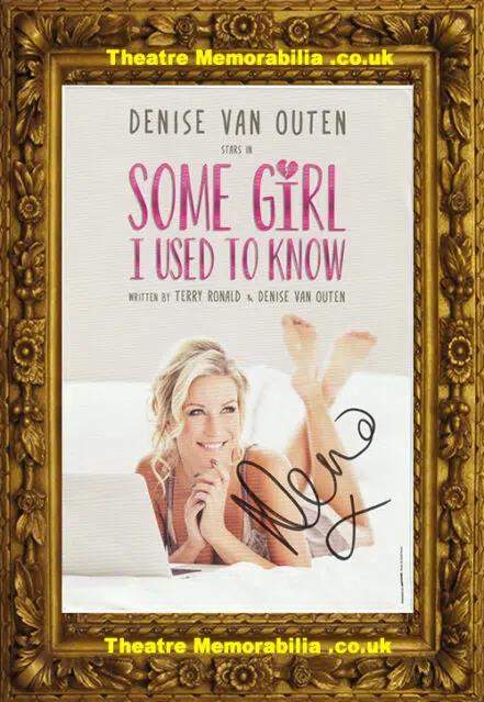 Denise Van Outen Autograph Autographed Signed – Presenter