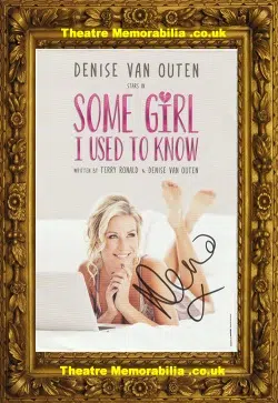 Denise Van Outen Autograph Autographed Signed – Presenter