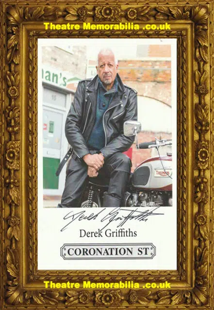 Derek Griffiths Autograph Signed Picture Actor Eastenders