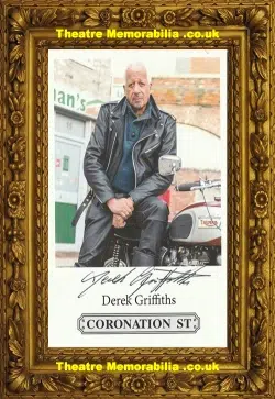 Derek Griffiths Autograph Signed Picture Actor Eastenders