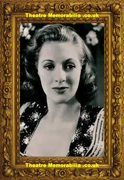 Diana Churchill Autograph Signed Autographed Sheet