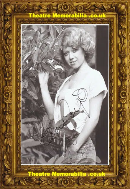 Elaine Paige Autograph Signed Glossy B/W Picture Photograph