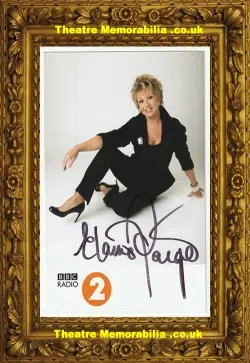 Elaine Paige Autograph Signed Glossy Picture Photograph Radio 2