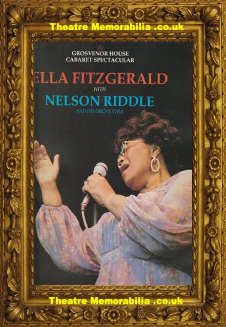 Ella Fitzgerald – Concert Tour Programme Grosvenor House 1984