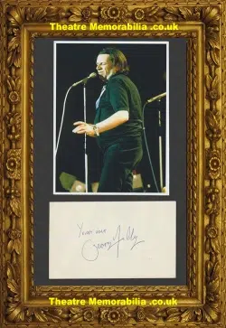 George Melly Autograph Autographed Signed – Jazz Blues Singer
