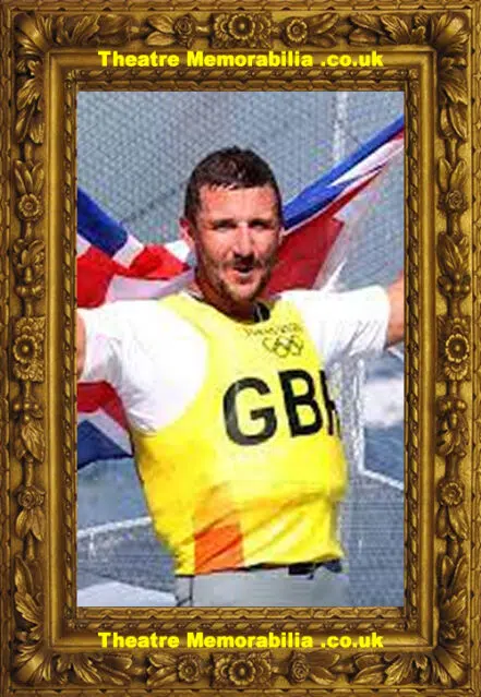 Giles Scott Team GB Olymipc Gold Yachtsman Sailing Signed Doodle