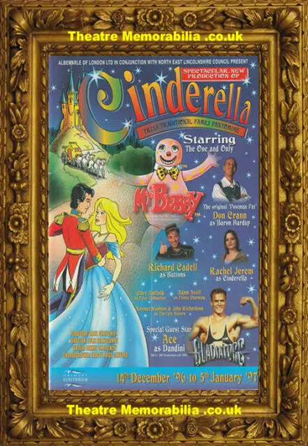 Grimsby Auditorium Theatre – Cinderella – 1997 Panto + Mr Blobby