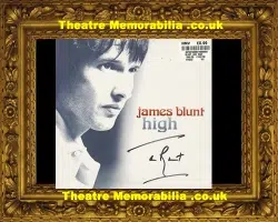 James Blunt Autographed Signed Record Cover Sleeve - High