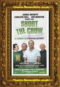 James Nesbitt – Shoot The Crow SIGNED Flyer Leaflet