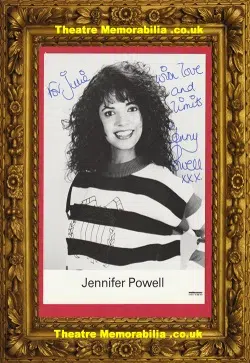 Jenny Powell Autograph Signed Picture Actress Presenter