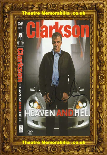 Jeremy Clarkson Signed Autograph Top Gear DVD Cover