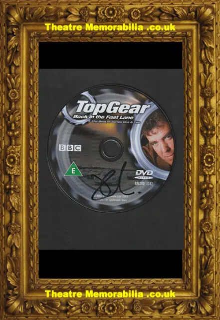 Jeremy Clarkson Signed Autograph Top Gear DVD Disc