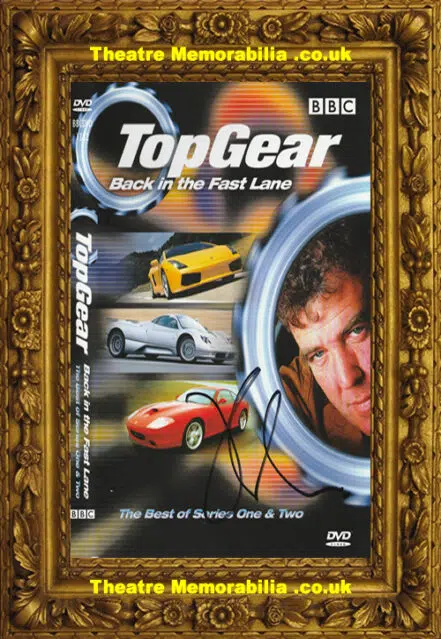 Jeremy Clarkson Signed Autograph Top Gear DVD Cover