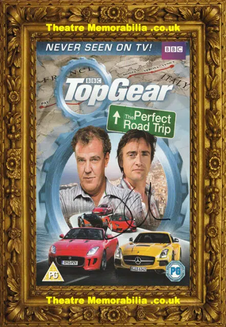 Jeremy Clarkson Signed Autograph Top Gear DVD Cover Perfect Road Trip