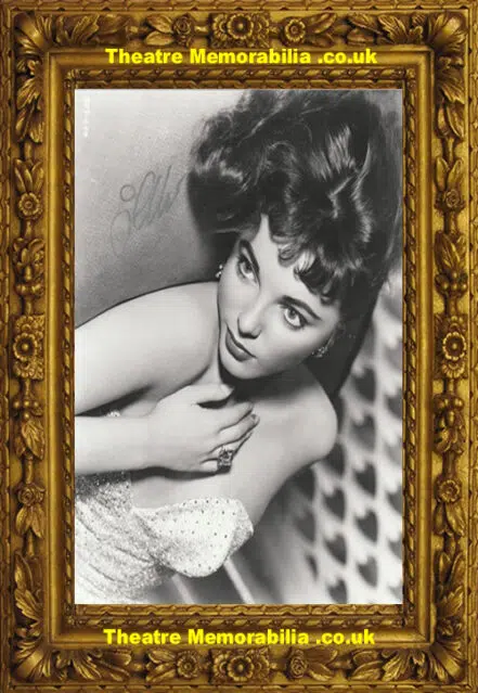 Joan Collins Autograph Signed Autographed Picture – Young