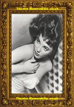 Joan Collins Autograph Signed Autographed Picture – Young