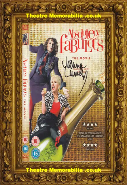 Joanna Lumley Autograph Signed Picture Absolutely Fabulous