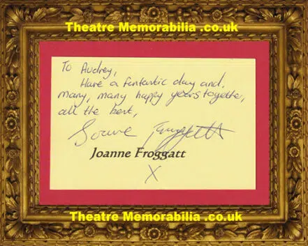 Joanne Froggatt Autograph Signed – Downton Abbey