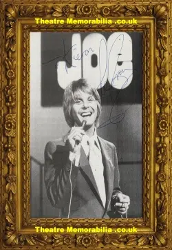 Joe Brown Autograph Signed Picture Singer 1970s