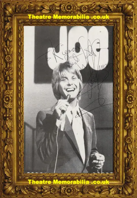 Joe Brown Autograph Signed Picture Singer 1970’s