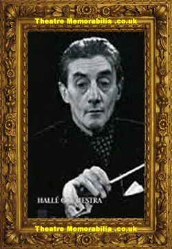 John Barbirolli Autograph Conductor HallÃ© Orchestra Signed