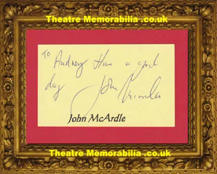 John McArdle Autograph Signed – Brookside