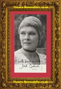 Judi Dench Autograph Signed Picture - A Fine Romance