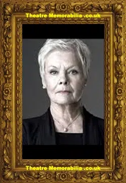 Judi Dench Signed Autograph James Bond – M – DVD