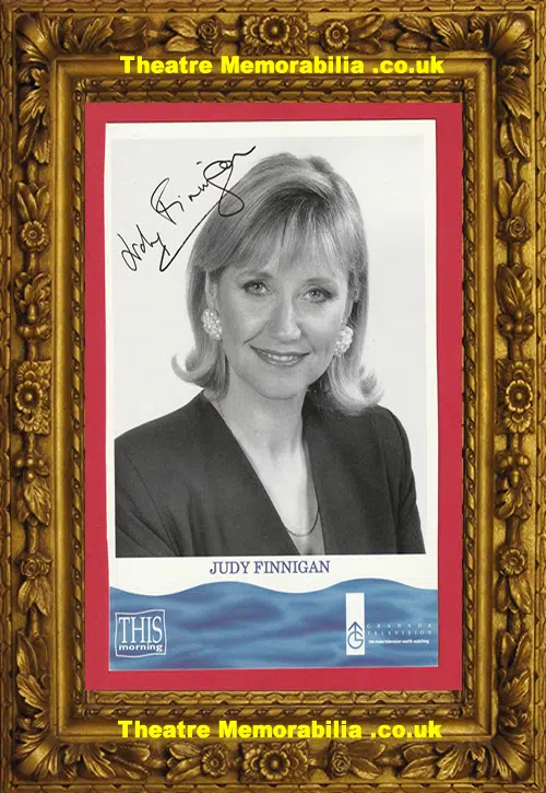 Judy Finnigan Autograph Signed