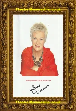 Julie Walters Autograph Signed Picture UK Actress + Note