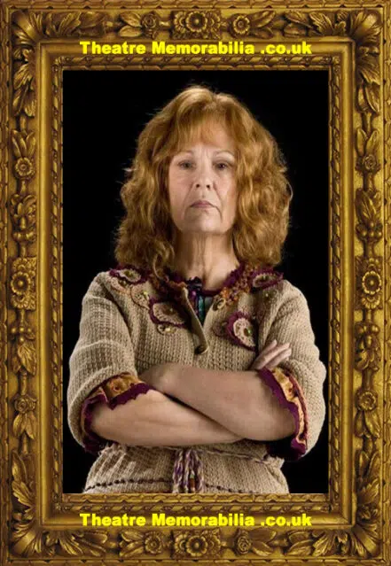 Julie Walters Autographed Signed Script Page Harry Potter Mrs Weasley