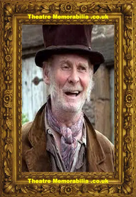 Karl Johnson Autograph Signed Card Actor Lark Rise Candleford